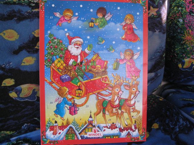 Traditionnel calendrier de l'avent...